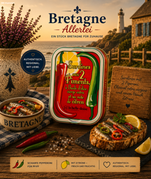 La Belle Iloise Sardine mit Chilli